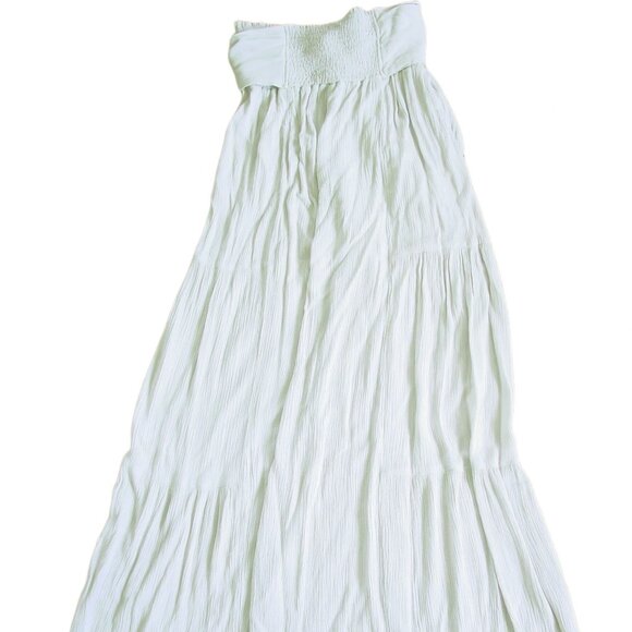 FINAL TOUCH Tiered Wide Leg Swingy Boho Palazzo Pants Women's L - Made in USA - Picture 3 of 8